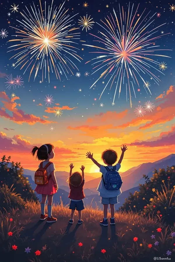 新年倒计时的黄昏