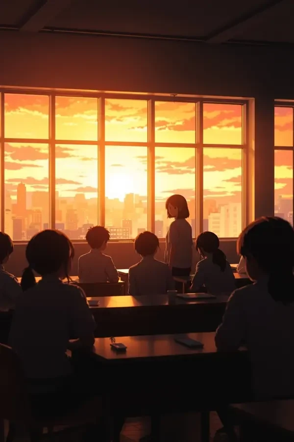 教室里的青春剪影